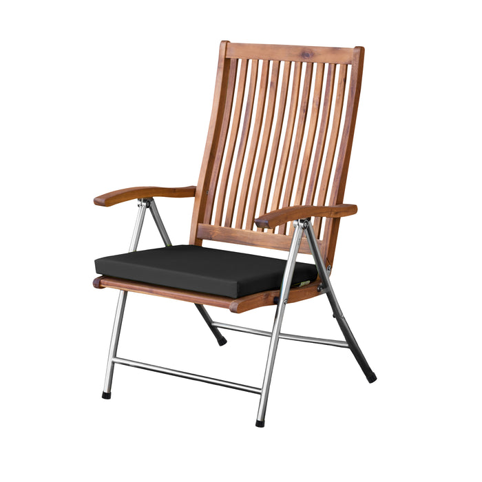 Outdoor Water-Resistant Chair Seat Pad With Ties