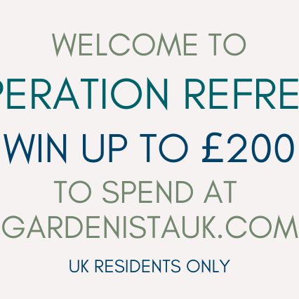 Win up to £200! Gardenista Operation Refresh