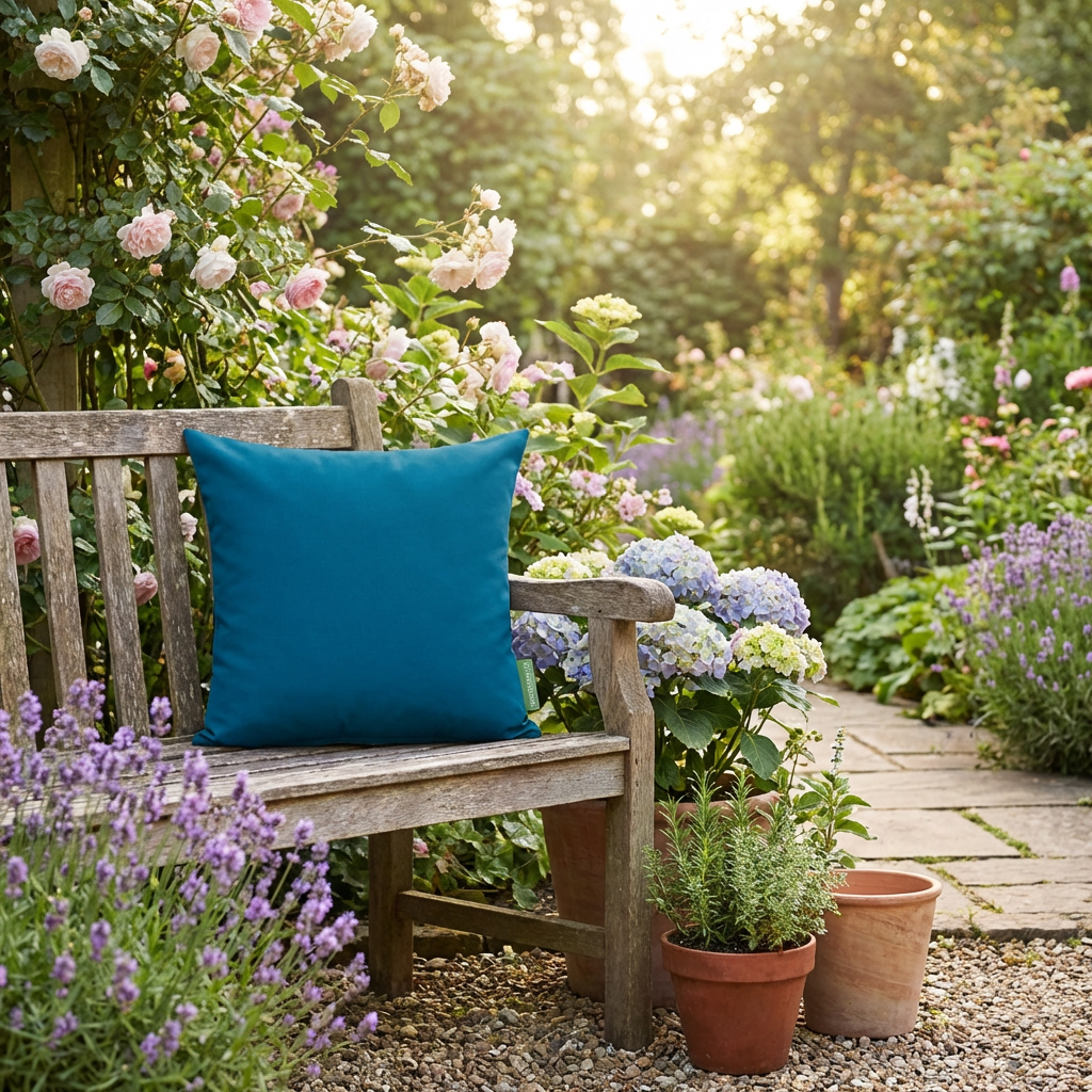 Water Resistant Decorative Cushion Covers Outdoor Printed Cushion Cover Garden Pillow Protector