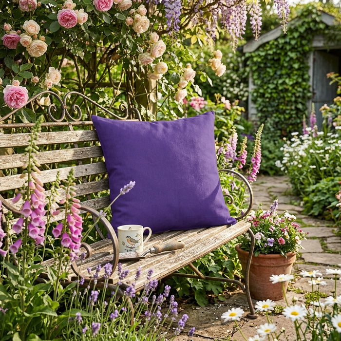 Water-Resistant Decorative Cushion Covers Outdoor Printed Cushion Cover Garden Pillow Protector