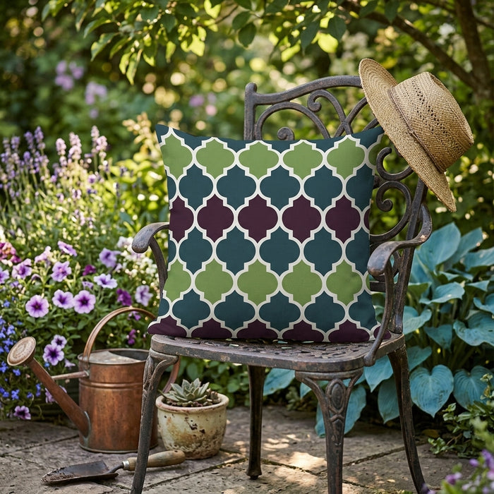 Water-Resistant Decorative Cushion Covers Outdoor Printed Cushion Cover Garden Pillow Protector