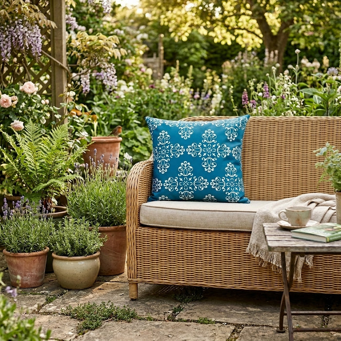 Water-Resistant Decorative Cushion Covers Outdoor Printed Cushion Cover Garden Pillow Protector