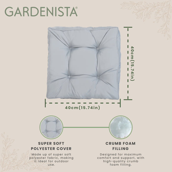 Outdoor Water-Resistant Tufted Seat or Back Cushions