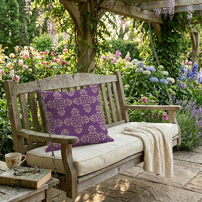 Water-Resistant Decorative Cushion Covers Outdoor Printed Cushion Cover Garden Pillow Protector