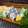 Outdoor Water-Resistant Cotton Canvas Horizon Print Scatter Cushions