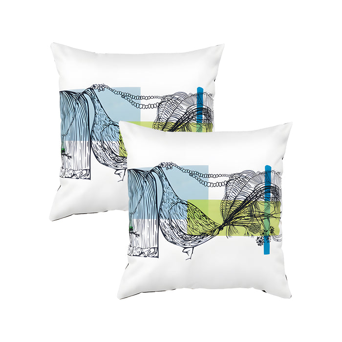 Outdoor Water Resistant Printed Scatter Cushions