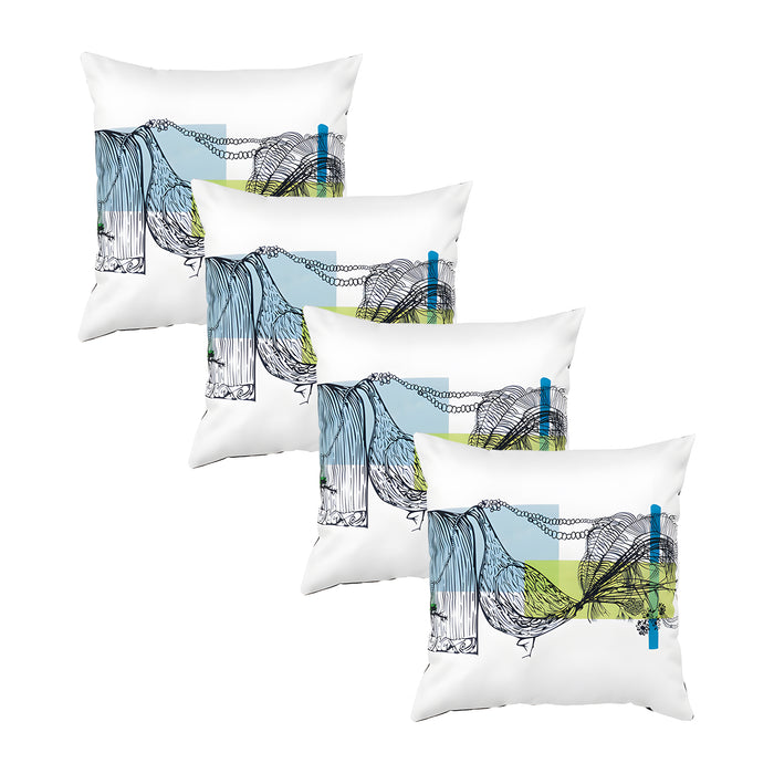 Outdoor Water Resistant Printed Scatter Cushions