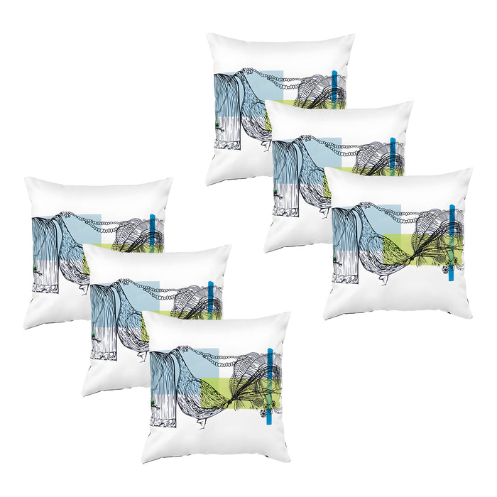 Outdoor Water Resistant Printed Scatter Cushions | Garden Decorative Cushions