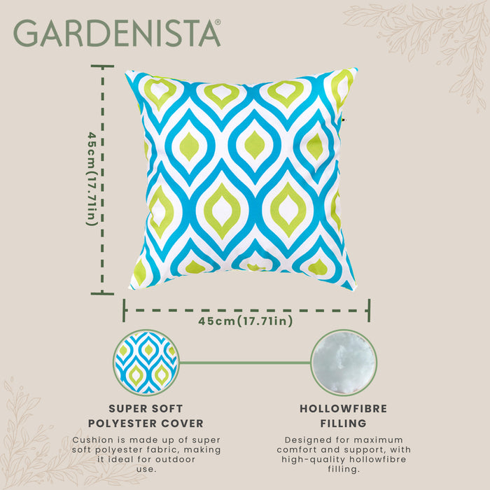 Water-Resistant Outdoor Scatter Cushions | Garden Printed Cushions