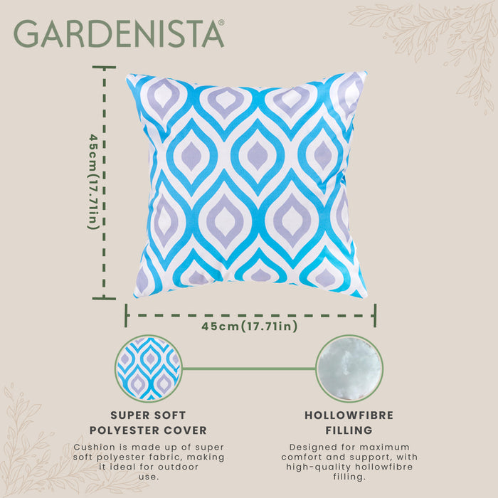 Water-Resistant Outdoor Scatter Cushions | Garden Printed Cushions