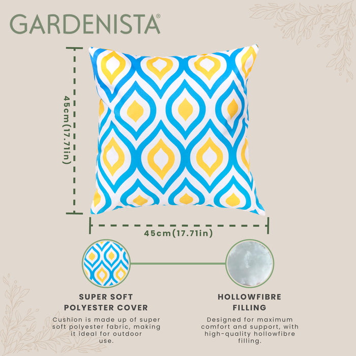 Water-Resistant Outdoor Scatter Cushions | Garden Printed Cushions