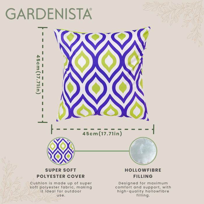 Water-Resistant Outdoor Scatter Cushions | Garden Printed Cushions