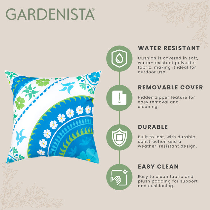 Water Resistant Flower Scatter Cushions