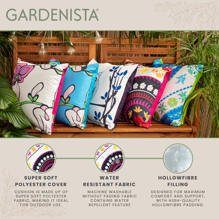 Water Resistant Flower Scatter Cushions