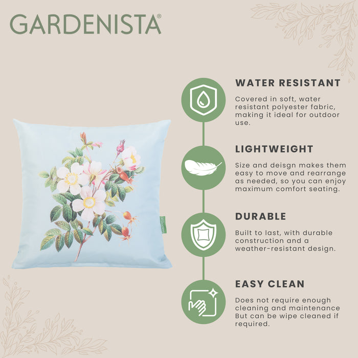 Outdoor Botanical Scatter Cushions | Water Resistant Printed Cushion