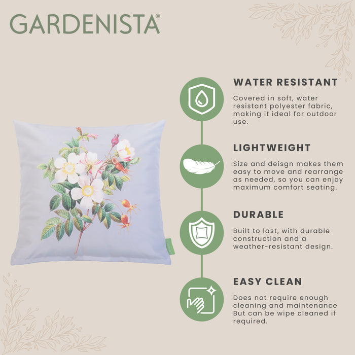 Outdoor Botanical Scatter Cushions | Water Resistant Printed Cushion