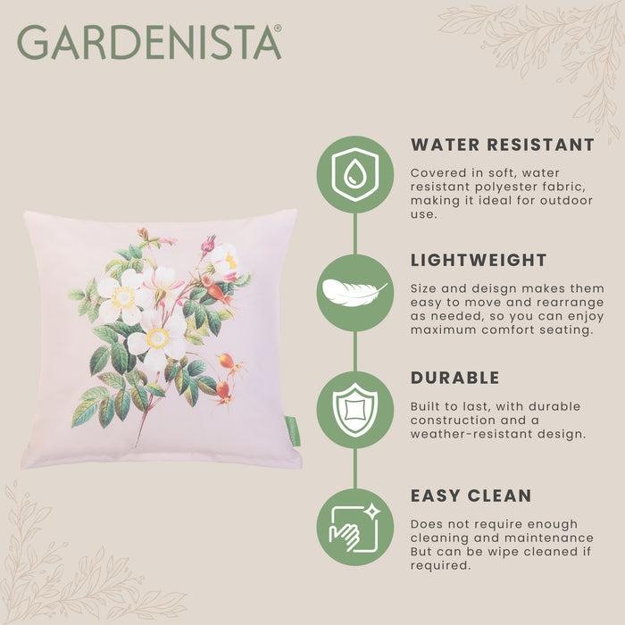 Outdoor Botanical Scatter Cushions | Water Resistant Printed Cushion