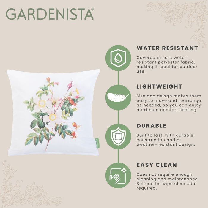 Outdoor Botanical Scatter Cushions | Water Resistant Printed Cushion