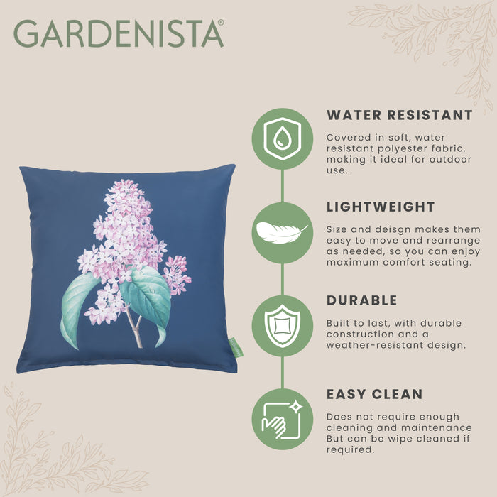 Outdoor Water Resistant Floral Scatter Cushions | Garden Printed Cushion