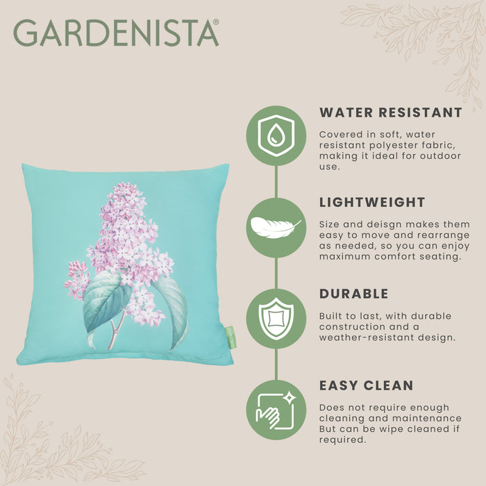 Outdoor Water Resistant Floral Scatter Cushions | Garden Printed Cushion