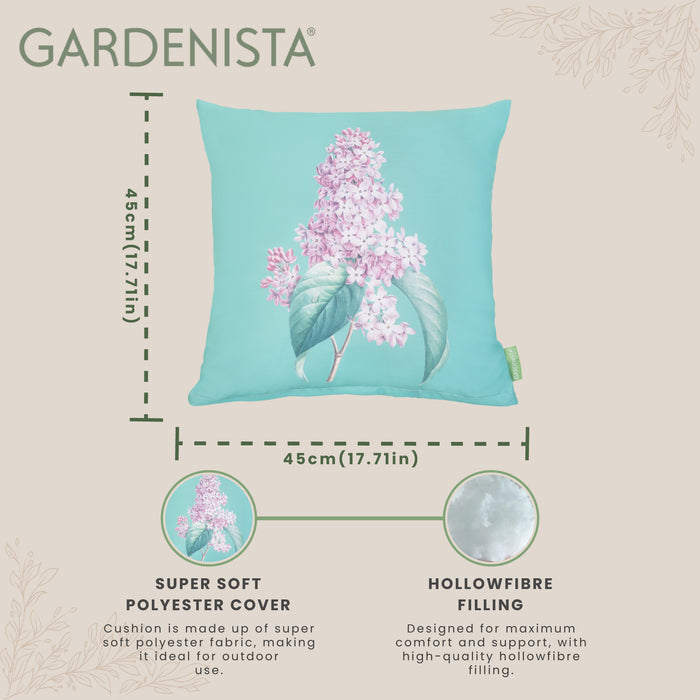 Outdoor Water Resistant Floral Scatter Cushions | Garden Printed Cushion