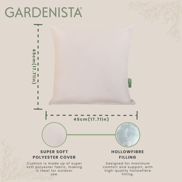 Garden Water Resistant Plain Scatter Cushions