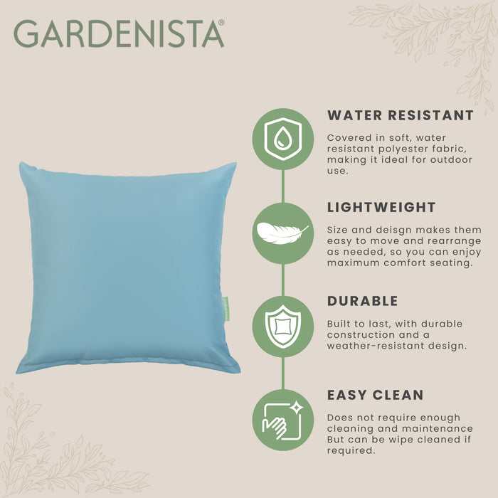 Garden Water Resistant Plain Scatter Cushions