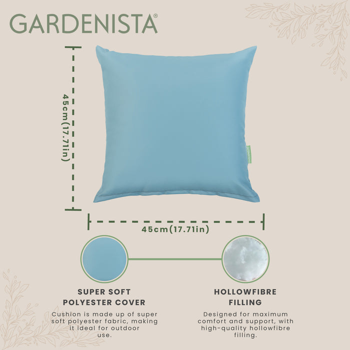 Garden Water Resistant Plain Scatter Cushions