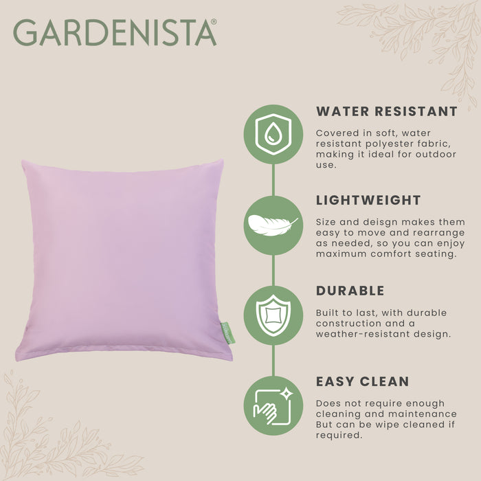 Garden Water Resistant Plain Scatter Cushions