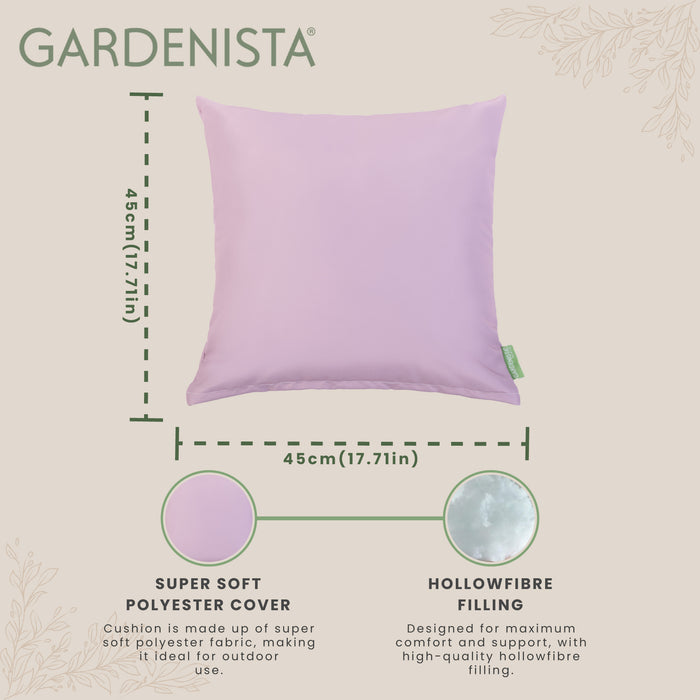 Garden Water Resistant Plain Scatter Cushions