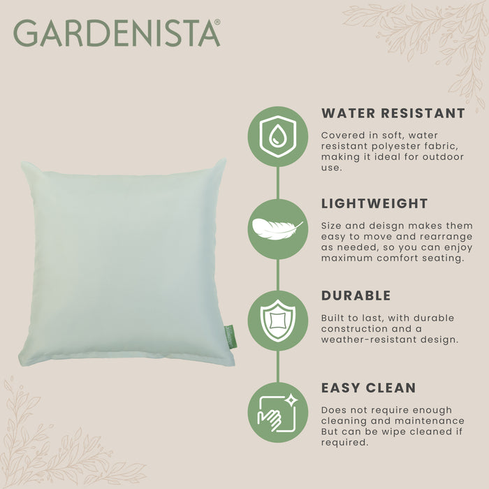 Garden Water Resistant Plain Scatter Cushions