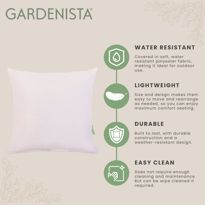 Garden Water Resistant Plain Scatter Cushions