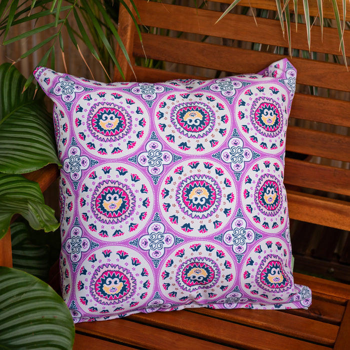 Jaipur Print Outdoor Scatter Cushions Garden Decorative Square Pillows Water Resistant