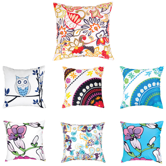 Outdoor Water Resistant Printed Scatter Cushions | Garden Decorative Cushion