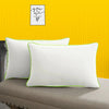 White Outdoor Scatter Cushions with Colourful Piping Water Resistant Cushion Throw Pillows