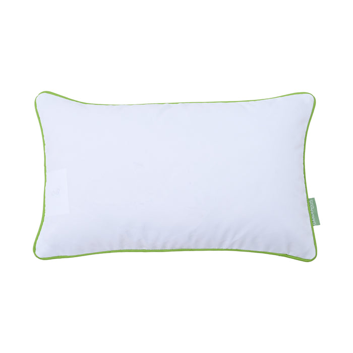 Premium White Scatter Cushions with Colourfull Piping