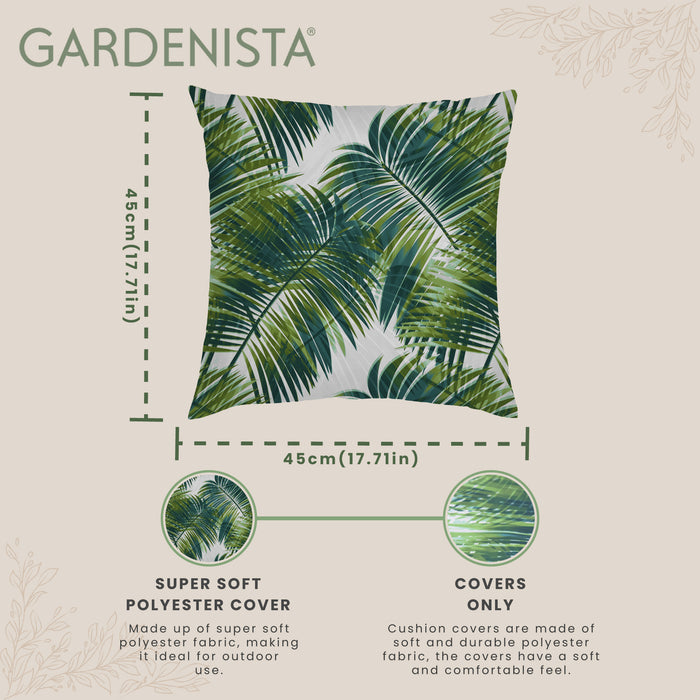 Garden Decorative Cushion Covers |Water Resistant Printed Cushions Cover