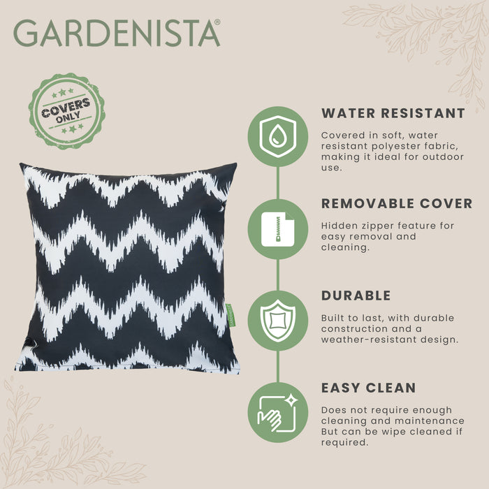 Outdoor Decorative Cushion Covers | Water Resistant Printed Scatter Cushions Cover