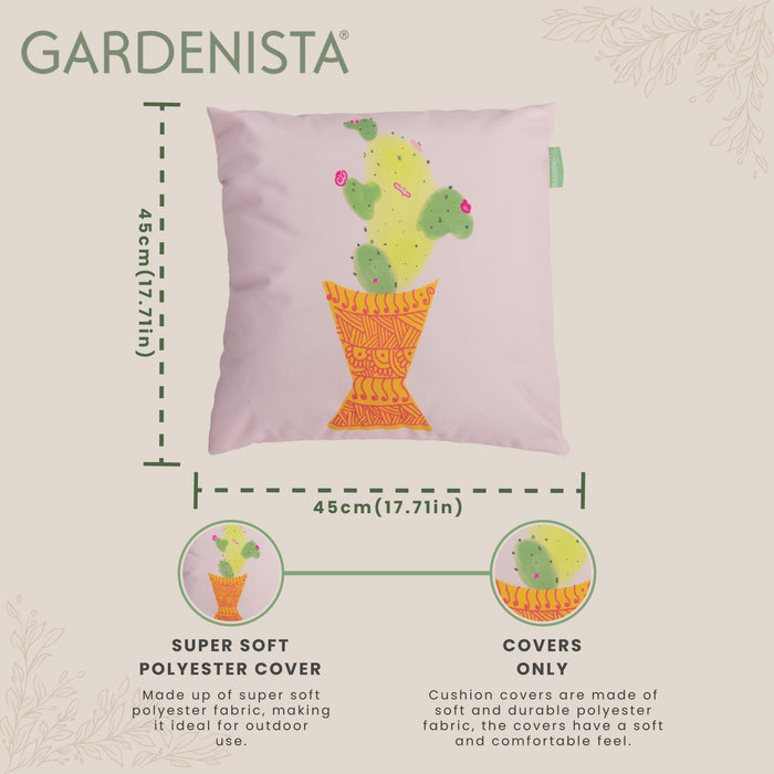 Water Resistant Garden Decorative Cushion Covers | Outdoor Printed Scatter Pillow Cover