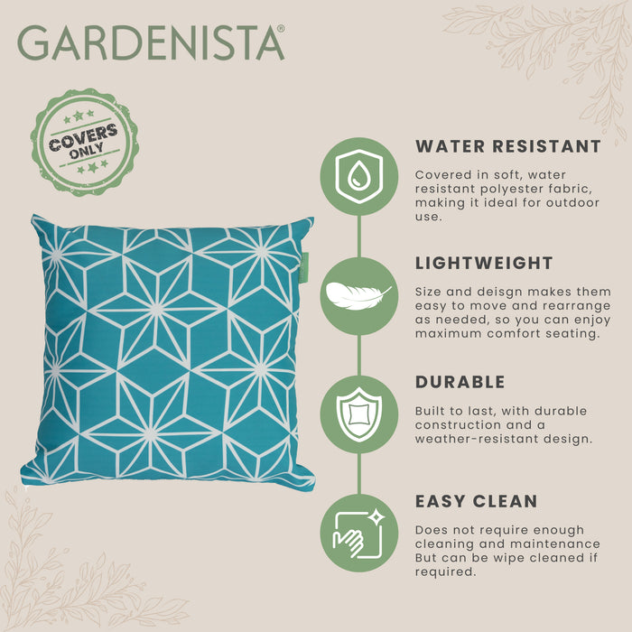 Garden Printed Cushion Covers | Water Resistant Outdoor Scatter Cushions Cover