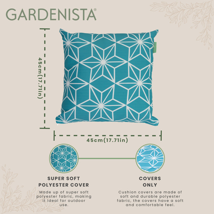 Garden Printed Cushion Covers | Water Resistant Outdoor Scatter Cushions Cover