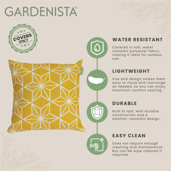 Garden Printed Cushion Covers | Water Resistant Outdoor Scatter Cushions Cover