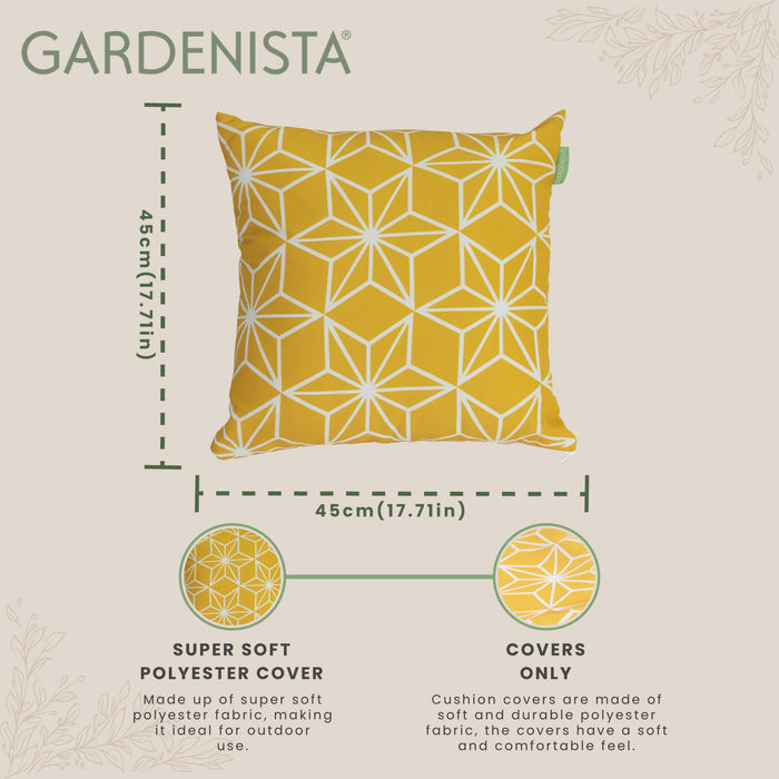 Garden Printed Cushion Covers | Water Resistant Outdoor Scatter Cushions Cover