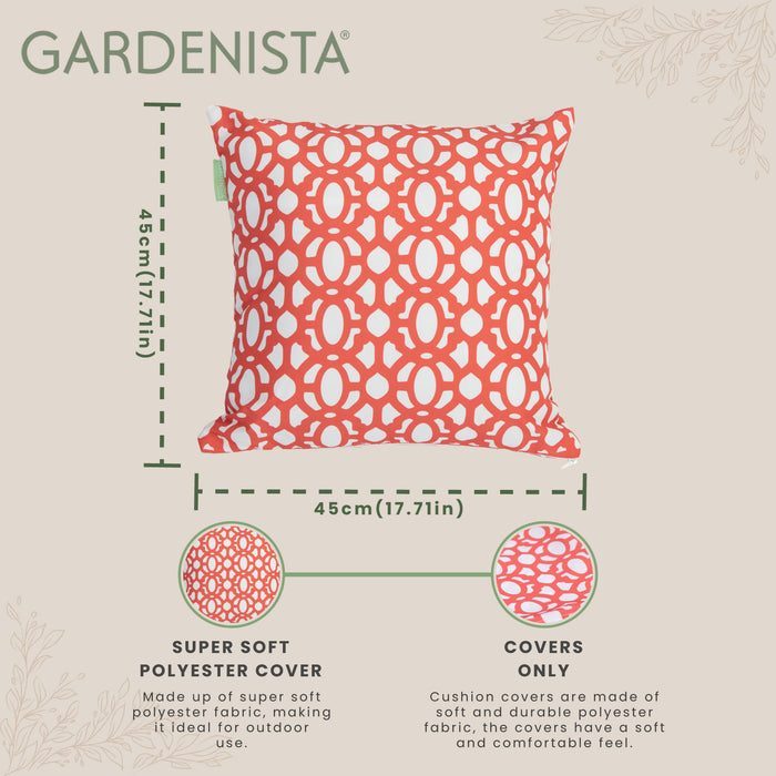 Garden Printed Cushion Covers | Water Resistant Outdoor Scatter Cushions Cover