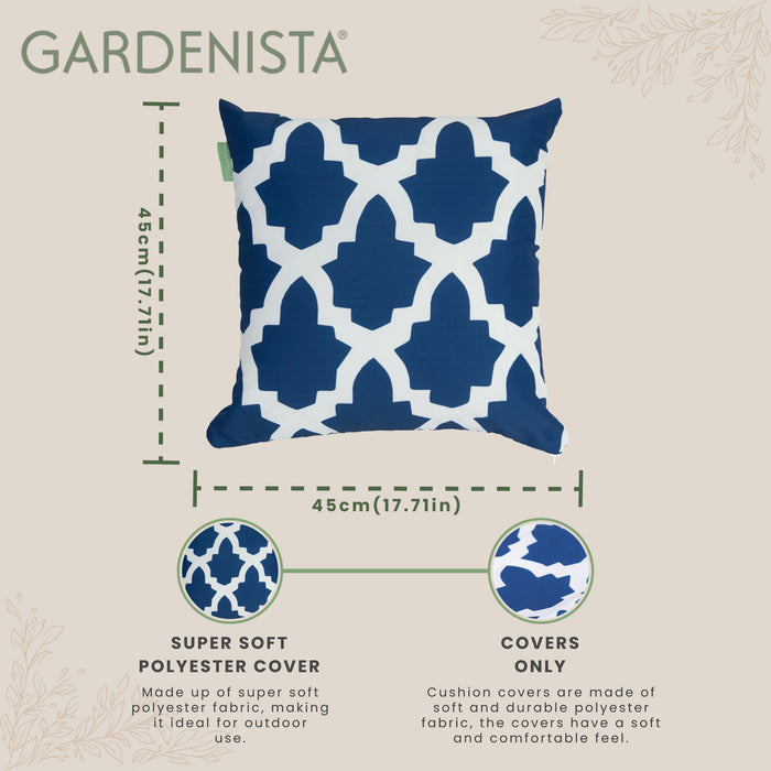 Garden Printed Cushion Covers | Water Resistant Outdoor Scatter Cushions Cover