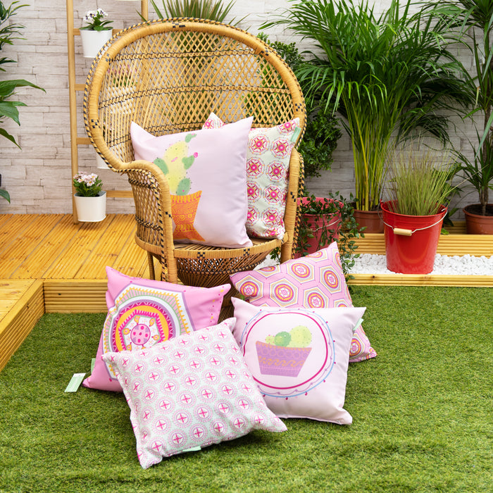 Water Resistant Garden Decorative Cushion Covers | Outdoor Printed Scatter Pillow Cover