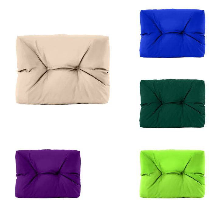 Outdoor Euro Pallet Tufted Small Back Cushions | Water Resistant Pallet Cushion