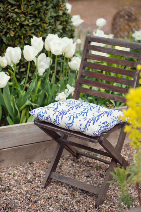 Garden Water Resistant Printed Seat Pads with Ties. Shop Now GardenistaUK Store