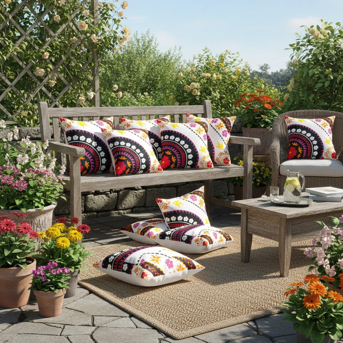 Water Resistant Printed Scatter Cushions Outdoor Garden Furniture Decorative Pillows