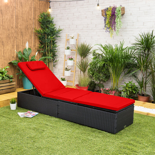 red cushions